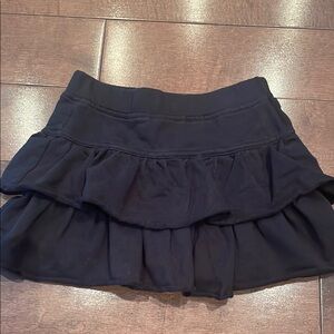 Calvin Klein Jeans Black Mini Ruffe Skirt